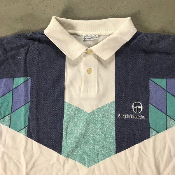 Sergio Tacchini Vintage Polo Shirt - vintage starter karlkani sergiotacchini