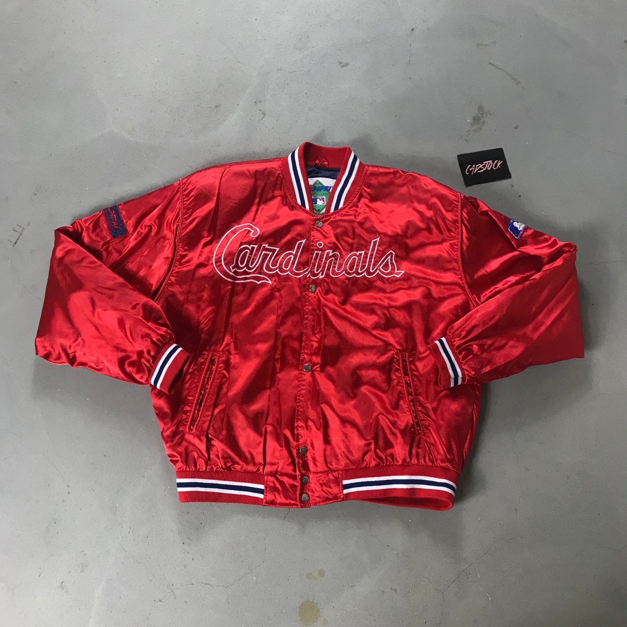 St. Louis Cardinals Campri Jacket - vintage starter karlkani sergiotacchini