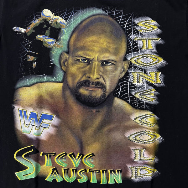 WWF Wrestling Vintage Stone Cold Steve Austin T-Shirt - vintage starter karlkani sergiotacchini