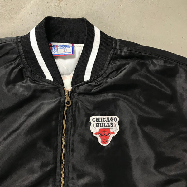 Chicago Bulls Spalding Vintage Bomber Jacket - vintage starter karlkani sergiotacchini