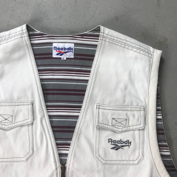 Reebok Vintage Denim Vest - vintage starter karlkani sergiotacchini