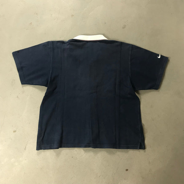 Nike Court Vintage Button Polo Shirt - vintage starter karlkani sergiotacchini