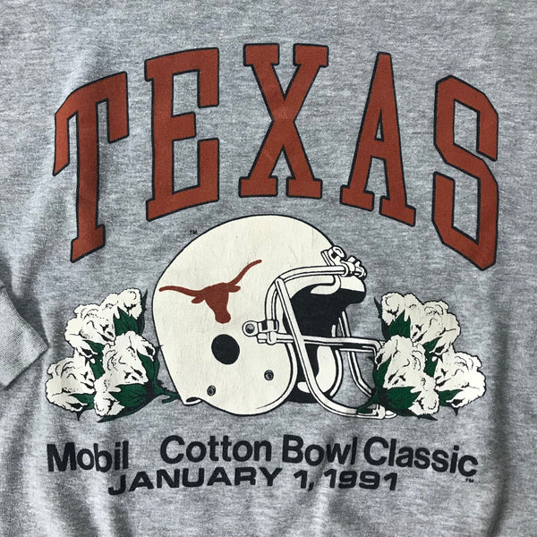 Texas Longhorn Vintage Crewneck - vintage starter karlkani sergiotacchini