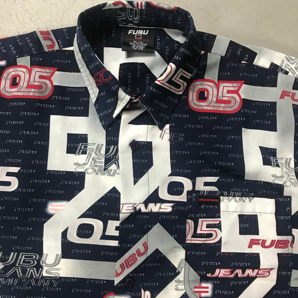 Fubu Vintage Button Shirt - vintage starter karlkani sergiotacchini