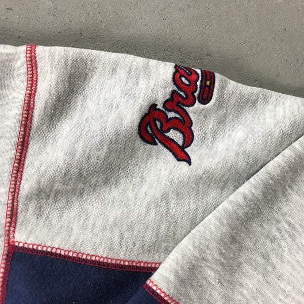Atlanta Braves Vintage Starter Hoodie - vintage starter karlkani sergiotacchini