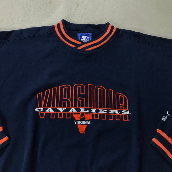 Virginia Cavaliers Vintage Starter Crewneck - vintage starter karlkani sergiotacchini