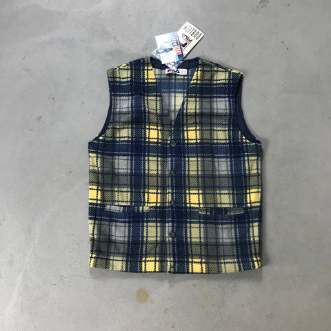 Fila Vintage Fleece Vest - vintage starter karlkani sergiotacchini
