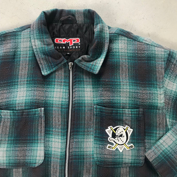 Mighty Ducks Vintage Flanell Jacket - vintage starter karlkani sergiotacchini