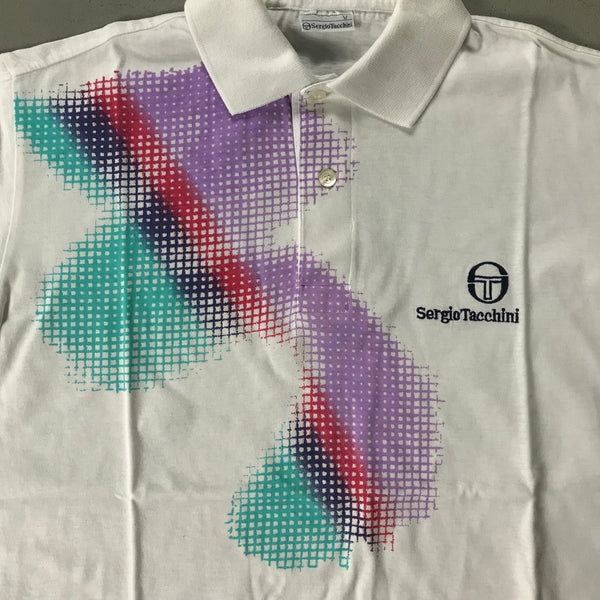 Sergio Tacchini Vintage Polo Shirt - vintage starter karlkani sergiotacchini