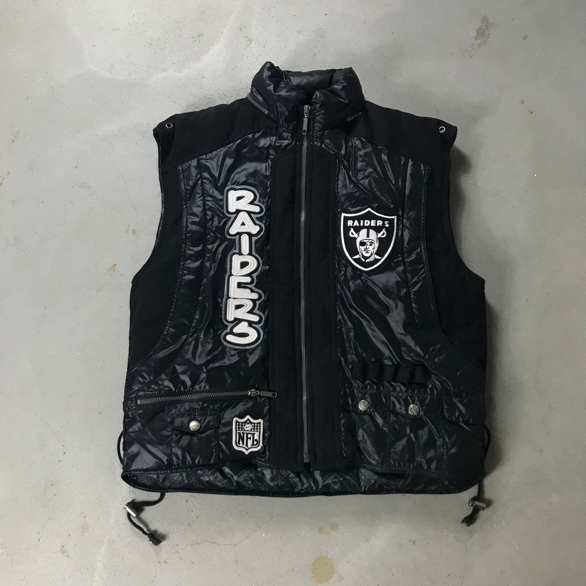 Los Angeles Raiders Vintage Vest - vintage starter karlkani sergiotacchini