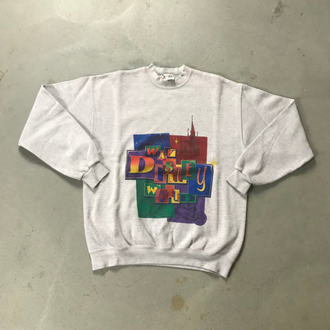 Mickey Mouse Disney Workd Vintage Sweater - vintage starter karlkani sergiotacchini