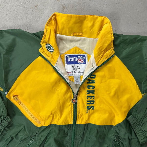 Green Bay Packers Vintage Track Jacket - vintage starter karlkani sergiotacchini