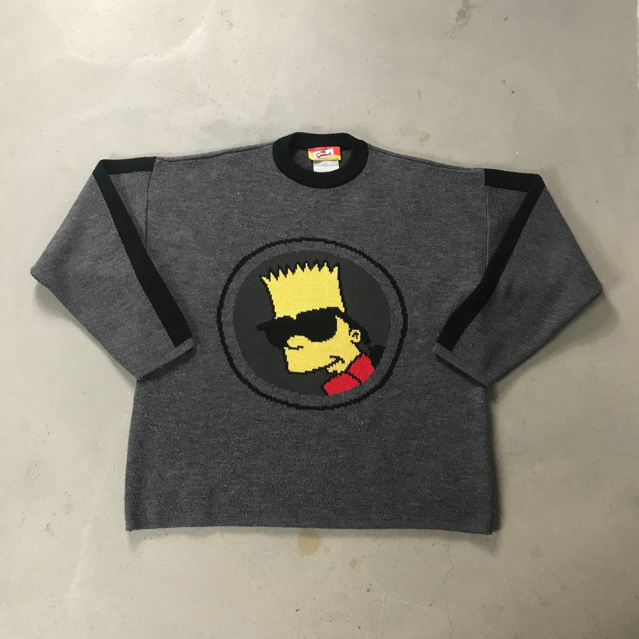 The Simpsons Bart Vintage Pullover - vintage starter karlkani sergiotacchini