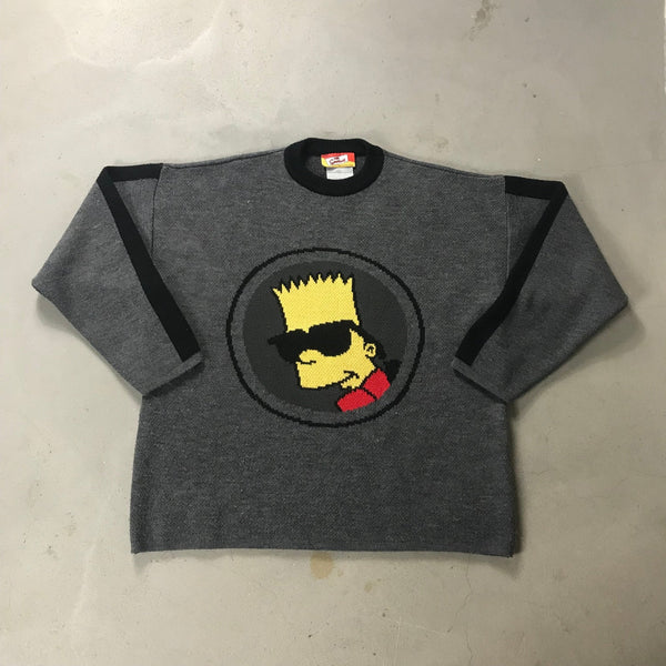 The Simpsons Bart Vintage Pullover - vintage starter karlkani sergiotacchini