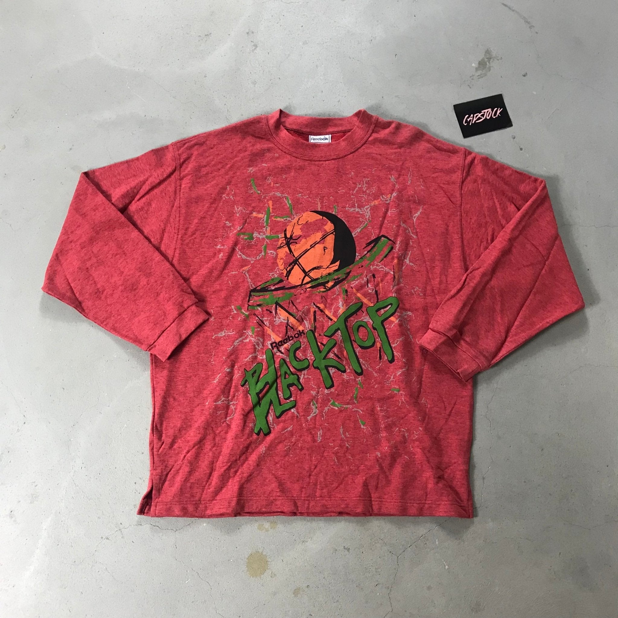 Reebok Blacktop Vintage Crewneck - vintage starter karlkani sergiotacchini