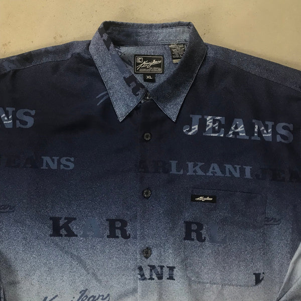 Kani Jeans Vintage Button Shirt - vintage starter karlkani sergiotacchini