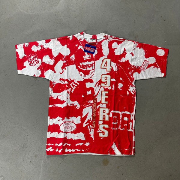 San Francisco 49ers AOP Vintage T-Shirt DEADSTOCK - vintage starter karlkani sergiotacchini