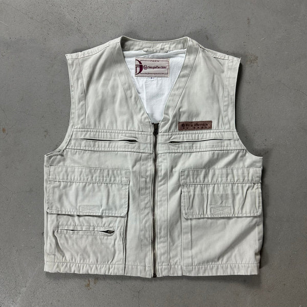 Sergio Tacchini Vintage Utility Vest - vintage starter karlkani sergiotacchini
