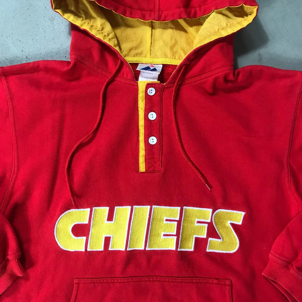 KC Chiefs Vintage Hoodie - vintage starter karlkani sergiotacchini