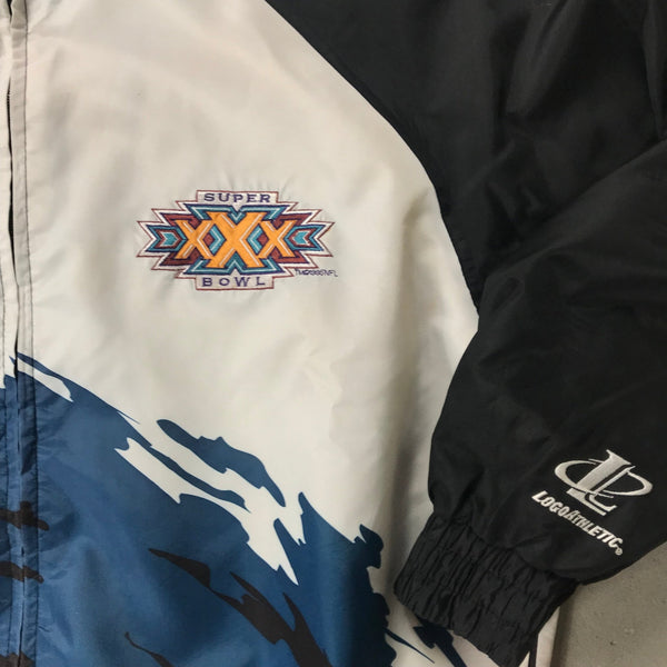 Superbowl XXX Vintage Track Jacket - vintage starter karlkani sergiotacchini
