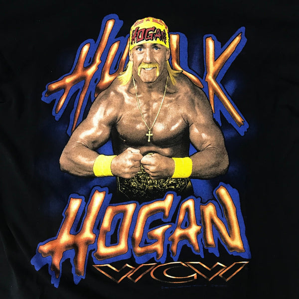 WCW Wrestling Hulk Hogan T-Shirt - vintage starter karlkani sergiotacchini