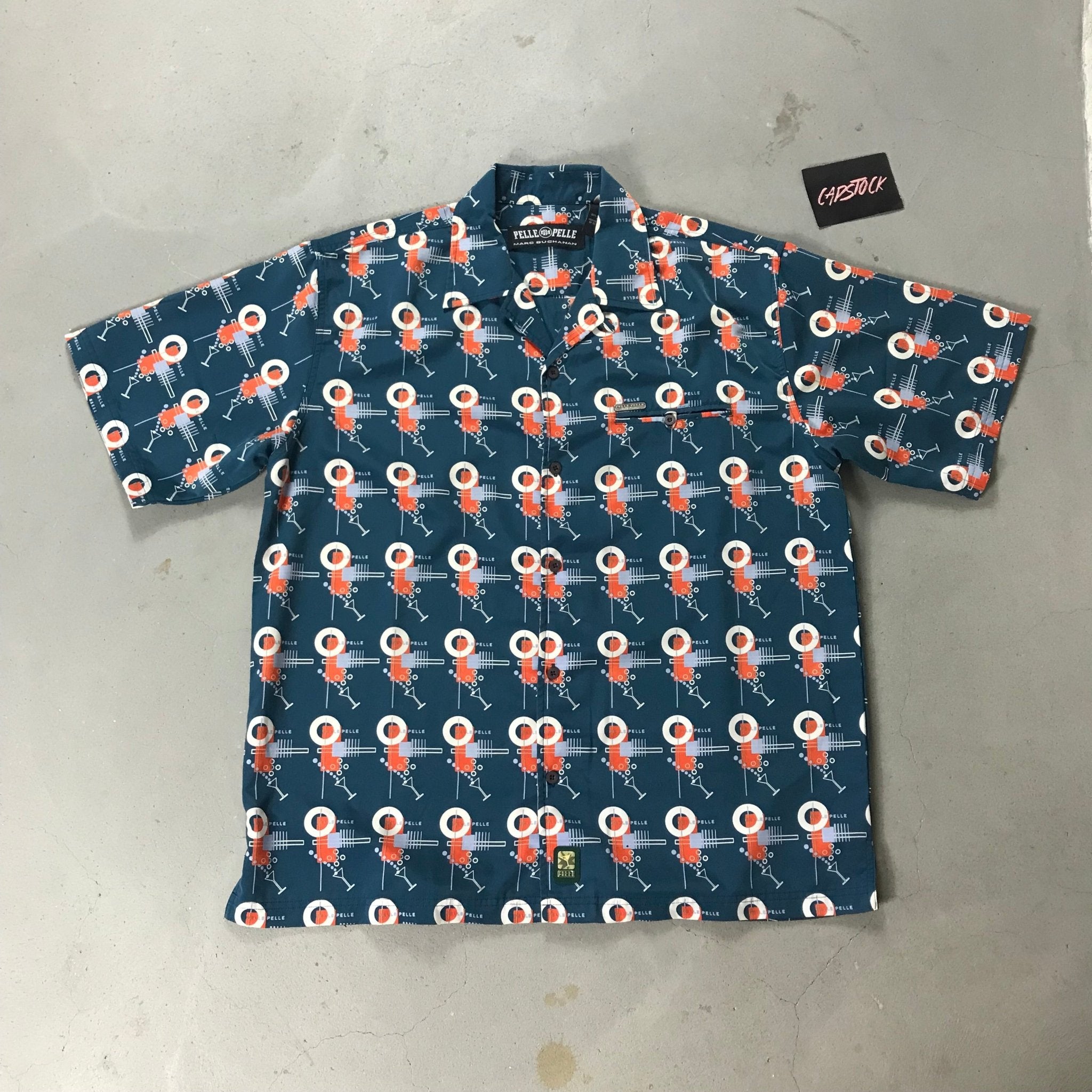 Pelle Pelle Vintage Button Shirt - vintage starter karlkani sergiotacchini