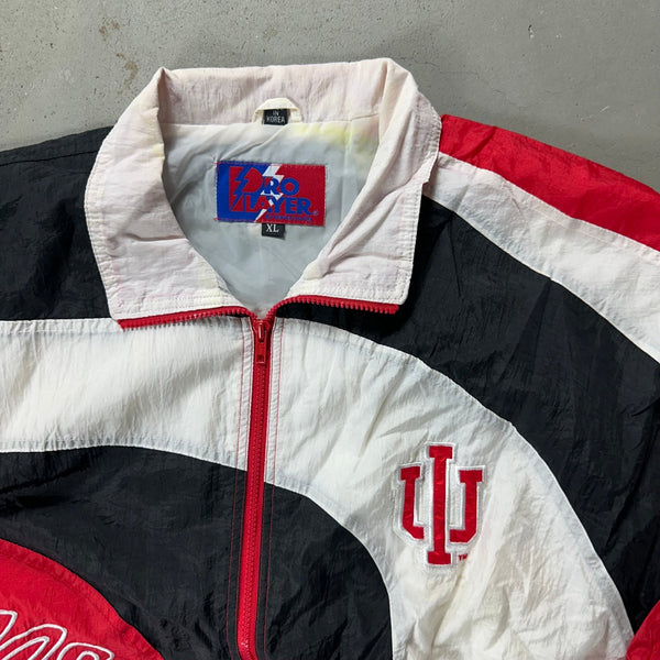 Indiana Hoosiers University Vintage Pro Player Track Jacket - vintage starter karlkani sergiotacchini