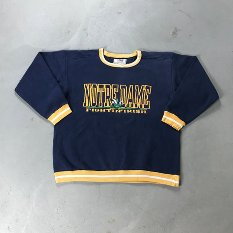 Notre Dame Fighting Irish Vintage Crewneck - vintage starter karlkani sergiotacchini