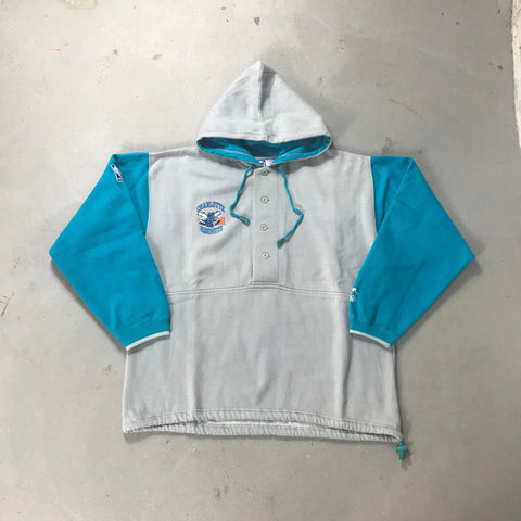 Charlotte Hornets Vintage Starter Hoodie - vintage starter karlkani sergiotacchini