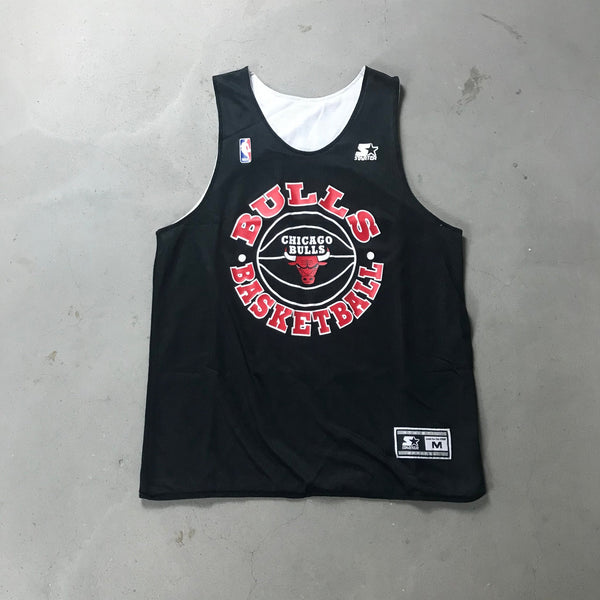Chicago Bulls Reversible Vintage Tank Top - vintage starter karlkani sergiotacchini