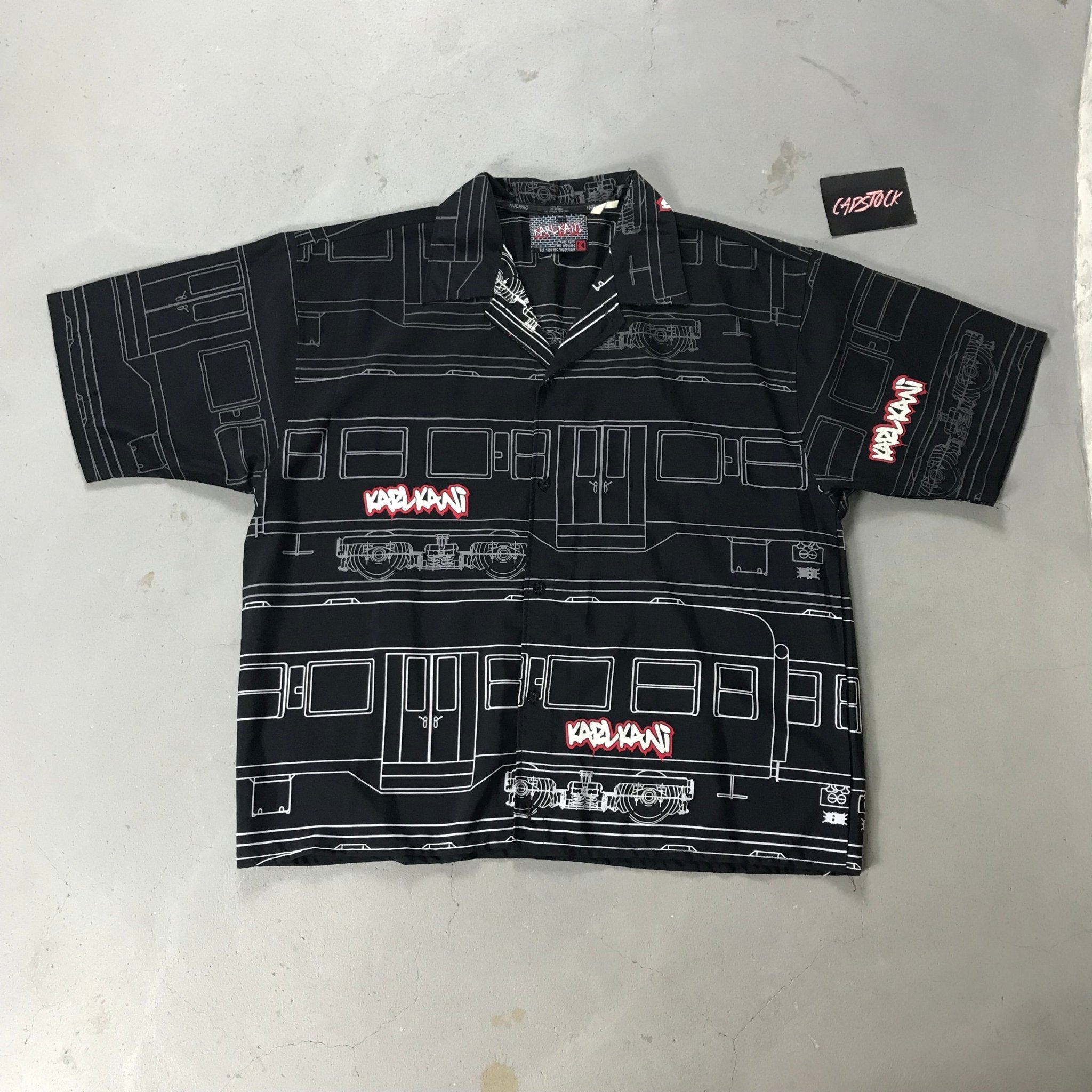 Karl Kani Vintage Button Shirt - vintage starter karlkani sergiotacchini