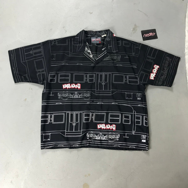 Karl Kani Vintage Button Shirt - vintage starter karlkani sergiotacchini