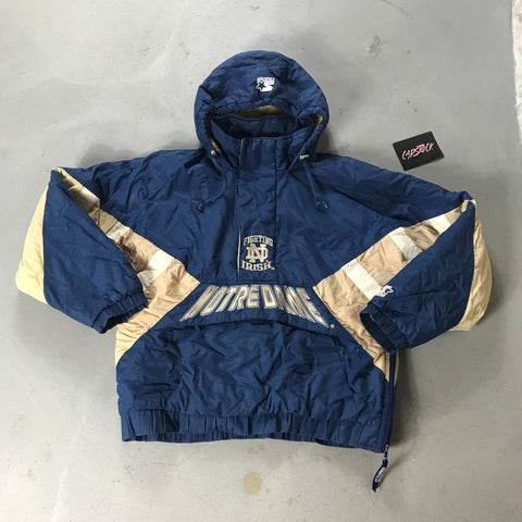 Notre Dame Fighting Irish Vintage Jacket - vintage starter karlkani sergiotacchini