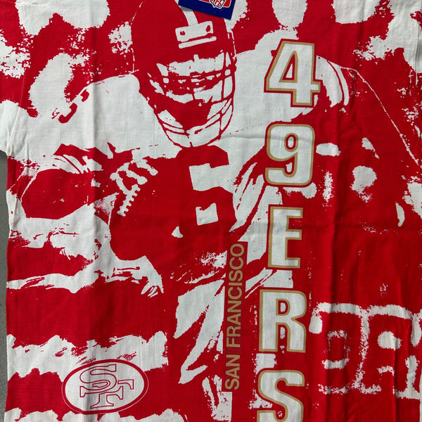 San Francisco 49ers AOP Vintage T-Shirt DEADSTOCK - vintage starter karlkani sergiotacchini