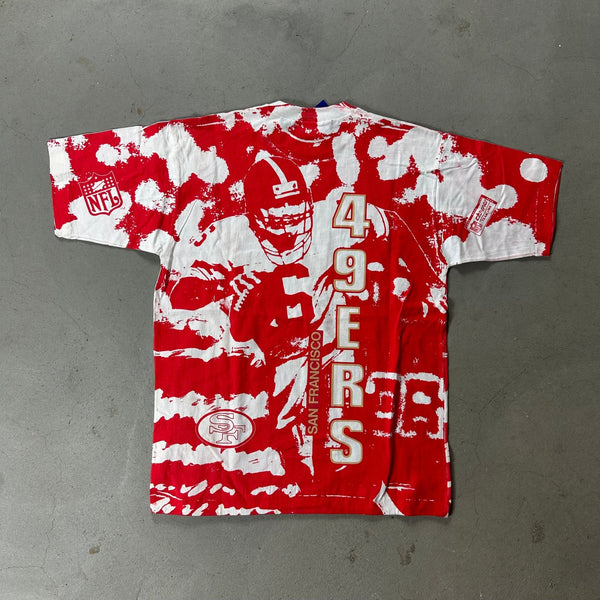 San Francisco 49ers AOP Vintage T-Shirt DEADSTOCK - vintage starter karlkani sergiotacchini