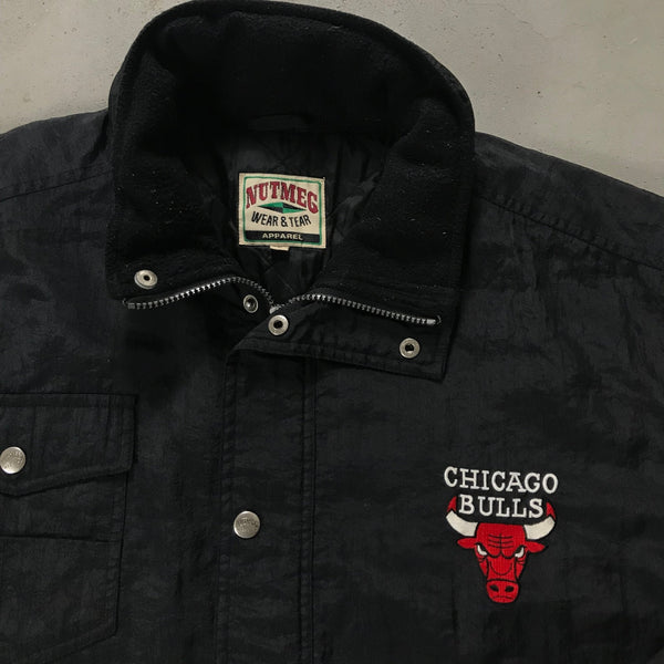 Chicago Bulls Vintage Nutmeg Jacket - vintage starter karlkani sergiotacchini