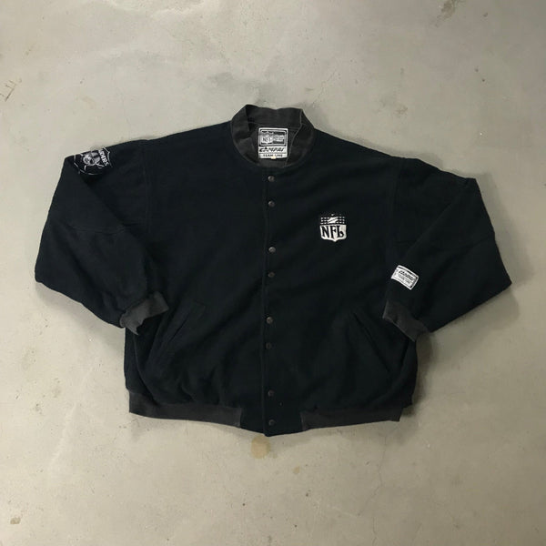 Los Angeles Raiders Vintage Fleece Jacket - vintage starter karlkani sergiotacchini