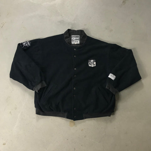 Los Angeles Raiders Vintage Fleece Jacket - vintage starter karlkani sergiotacchini