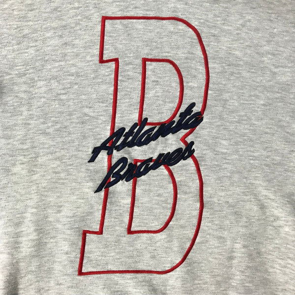 Atlanta Braves Vintage Starter Hoodie - vintage starter karlkani sergiotacchini