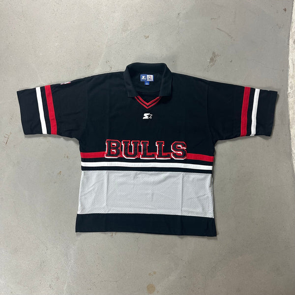 Chicago Bulls Vintage Starter Shirt - vintage starter karlkani sergiotacchini