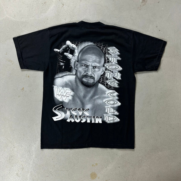 WWF Wrestling Vintage Stone Cold Steve Austin T-Shirt - vintage starter karlkani sergiotacchini