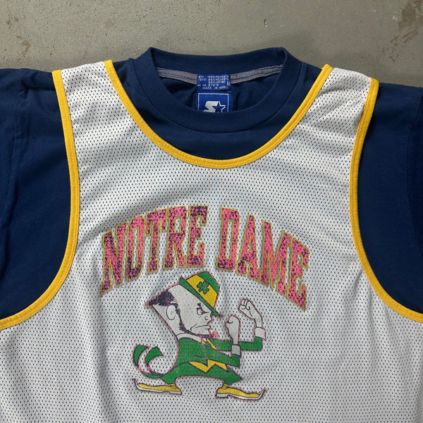 Notre Dame Fighting Irish Vintage Starter T-Shirt - vintage starter karlkani sergiotacchini
