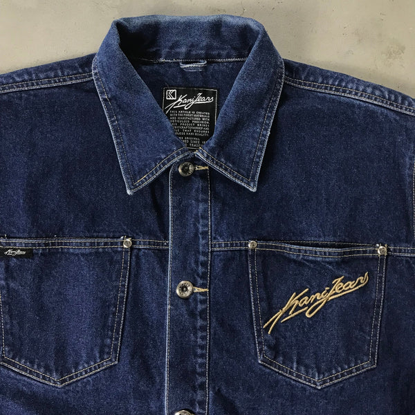 Karl Kani Denim Jacket - vintage starter karlkani sergiotacchini