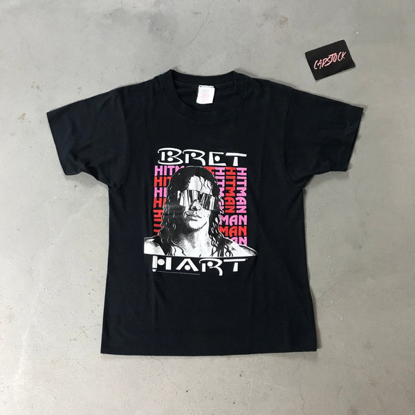 WWF Wrestling Bret Hart T-Shirt - vintage starter karlkani sergiotacchini