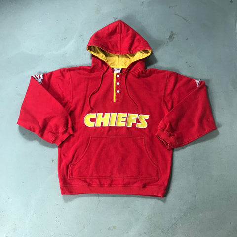 KC Chiefs Vintage Hoodie - vintage starter karlkani sergiotacchini