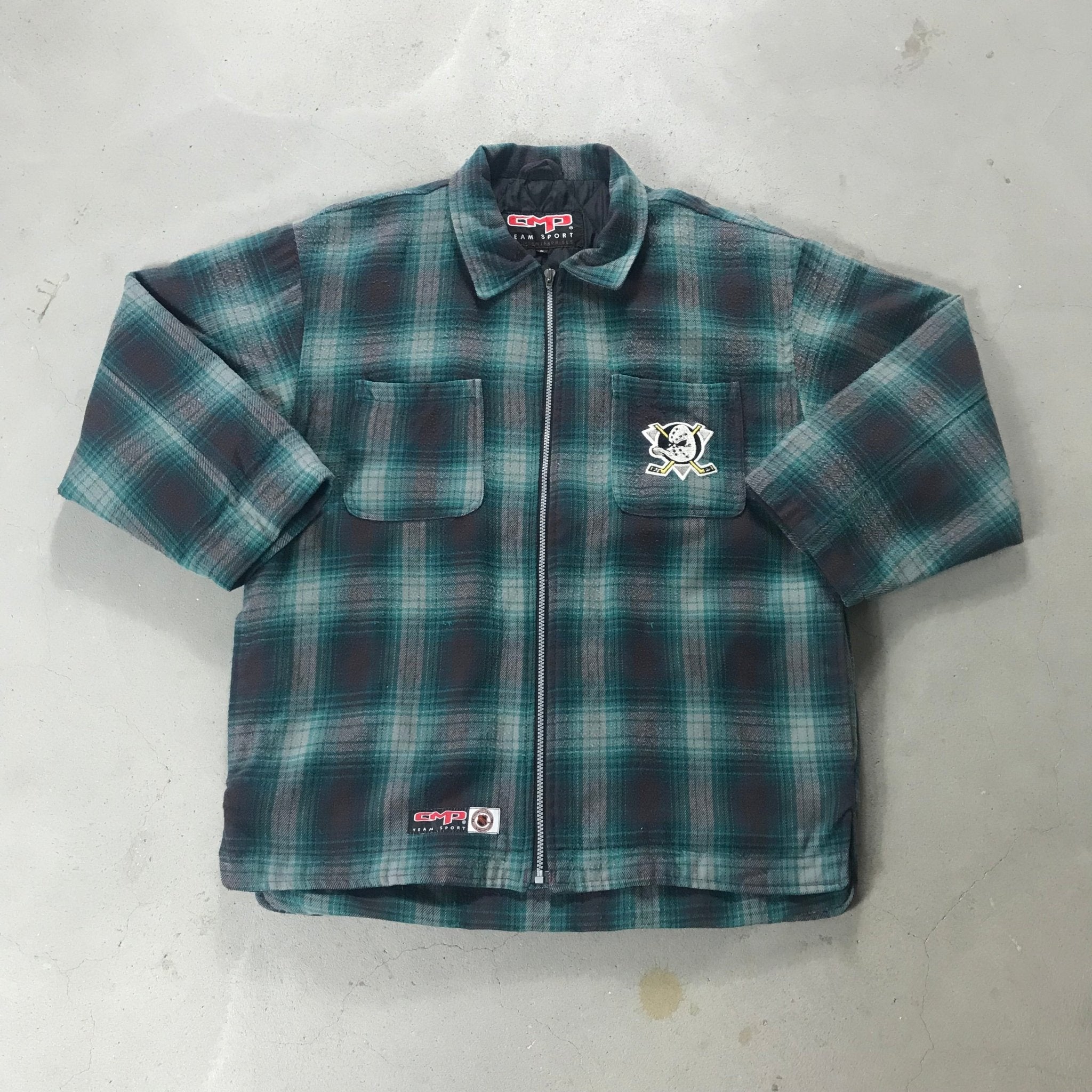 Mighty Ducks Vintage Flanell Jacket - vintage starter karlkani sergiotacchini