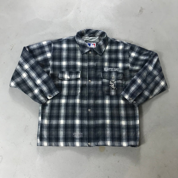 Chicago White Sox Flanell Vintage Jacket - vintage starter karlkani sergiotacchini