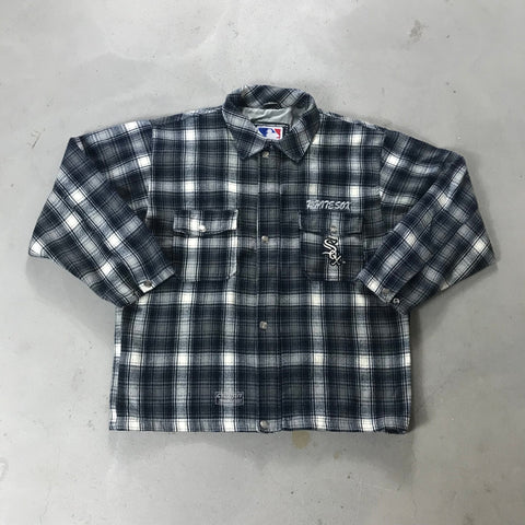 Chicago White Sox Flanell Vintage Jacket - vintage starter karlkani sergiotacchini