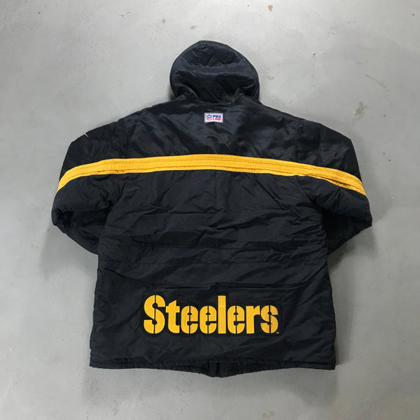 Pittsburgh Steelers Nike Vintage Parka Jacket - vintage starter karlkani sergiotacchini