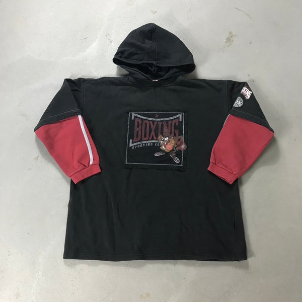 Looney Tunes Taz Vintage Hoodie - vintage starter karlkani sergiotacchini